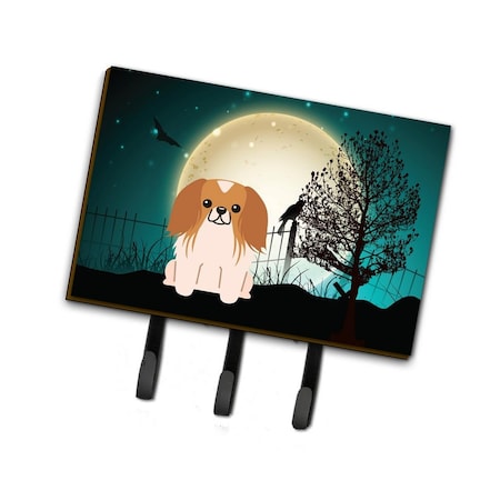 Jensendistributionservices Halloween Scary Pekingnese Red & White Leash or Key Holder MI1711631